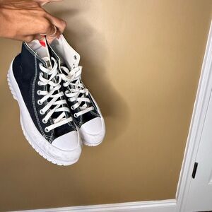 Converse High-Top Black and White Sneakers